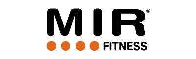 Logo mir fitness negro